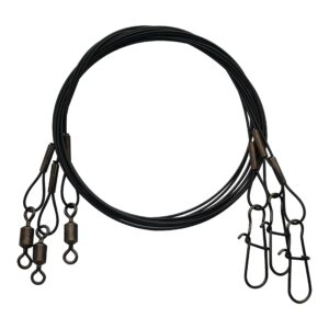 Wire Leader 18" Blk 45lb