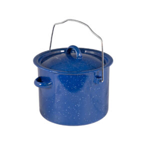 Blue Enamel Pot 3qt