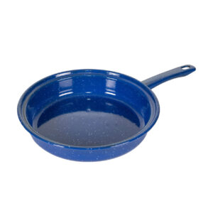 Blue Enamel Fry Pan 10"