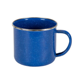 Blue Enamel Coffee Mug 22oz
