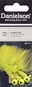 Crappie Jigs 1/8oz Chart