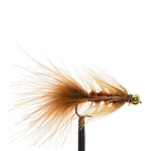 Flies Bugger Brown BH Sz8