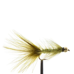 Flies Bugger Olive BH Sz10