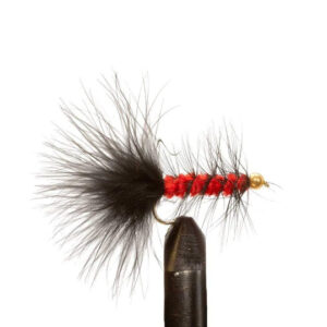 Flies Bugger Black/Red BH Sz8