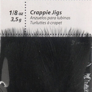 Crappie Jigs 1/8oz Black