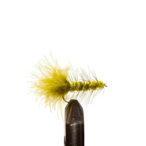 Flies Bugger Olive Flash Sz10
