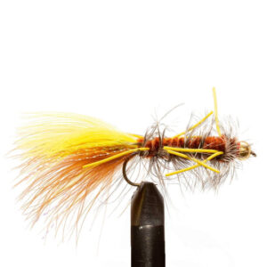 Flies JJ Spec Brn/Ylw Beadhead Sz8
