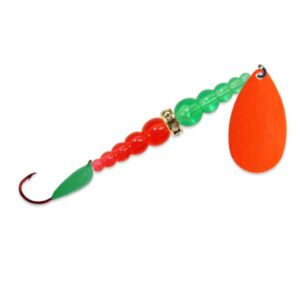 Kokanee Killer Sz 6 Org/Chart & Red/Grn
