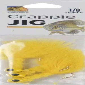 Crappie Jigs 1/8oz Yellow