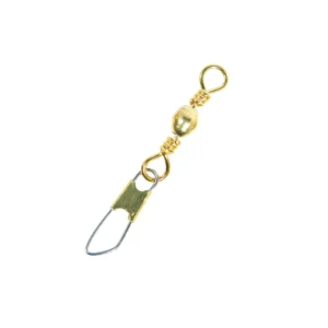 Barrel Swivel w/ Safety Snap Brass