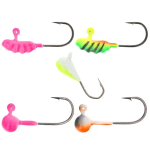Five Pack Tungsten Micro Ice jigs