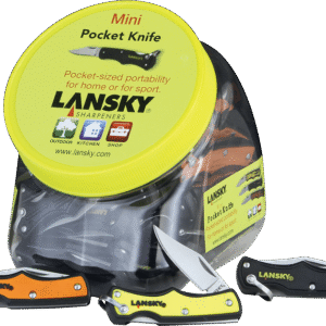 Lansky Mini Pocket Knife 45 Piece Set Counter Jar