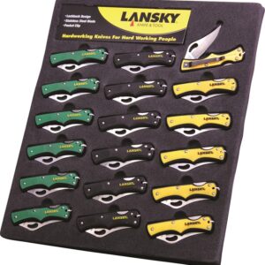 Lansky Small Lockback 18 Piece Display Board